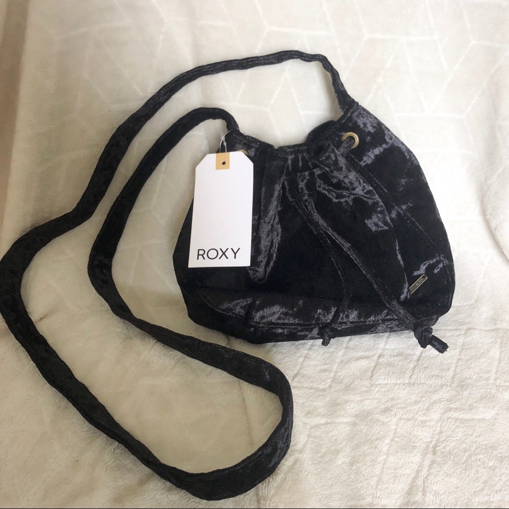 Roxy Small Velvet Shoulder Bag NWT